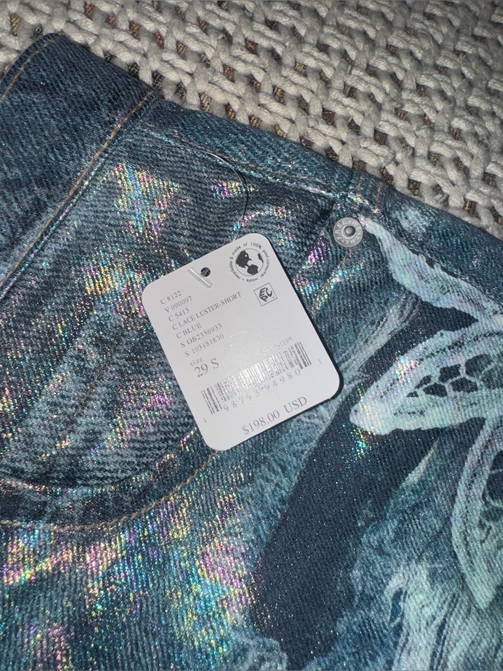We The Free Tinsley Printed High-Rise Illusions Jeans - Picture 3 of 5